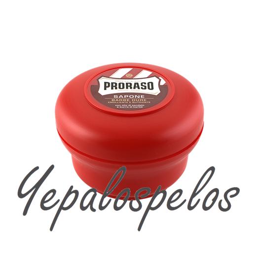 PRORASO RED JABON DE AFEITAR EN TARRO SANDALO/KARITE 150ml