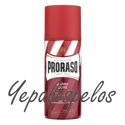 PRORASO RED ESPUMA DE AFEITAR CON SANDALO Y KARITE 400 ml