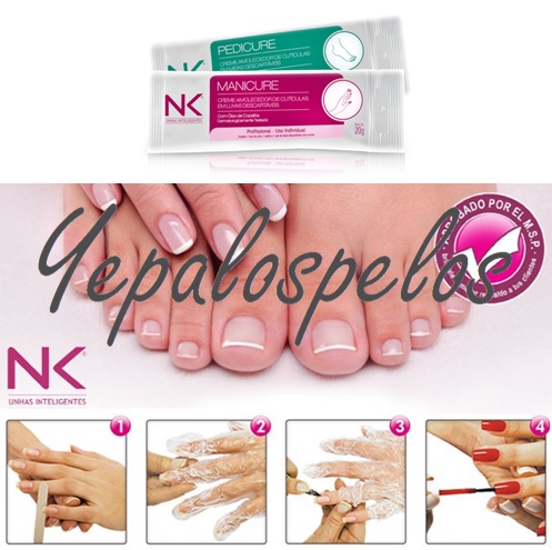 CALCETINES PEDICURA + PALITO NARANJO + LIMA DE NK COSMETICOS