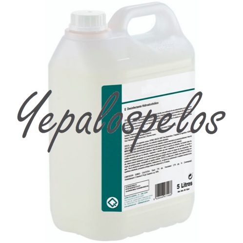 DESINFECTANTE HIDROALCOHOLICO BACTERICIDA, VIRUCIDA 5 Litros