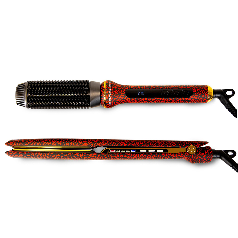 CORIOLISS C3 RED LEOPARD + HOT BRUSH