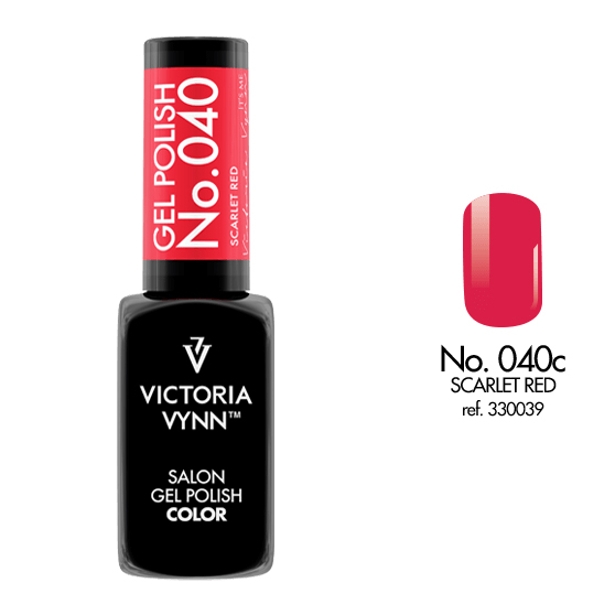 GEL POLISH 040 SCARLET RED REF. 330039