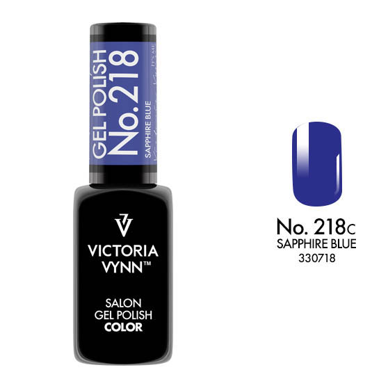 GEL POLISH 218 SAPPHIRE BLUE REF.330718