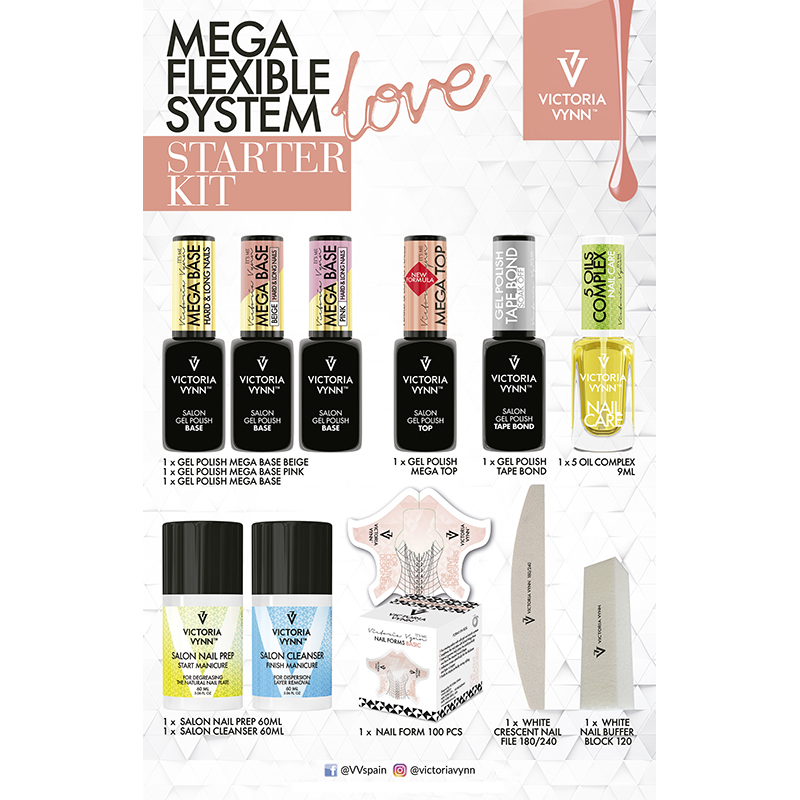 GEL POLISH MEGA BASE SYSTEM KIT