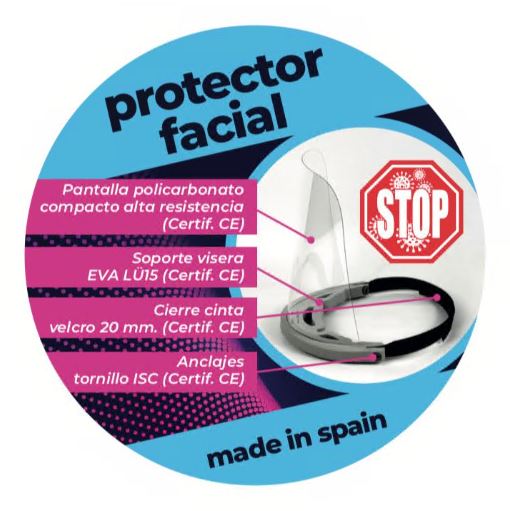 PANTALLA PROTECTOR FACIAL POLICARBONATO ADULTO