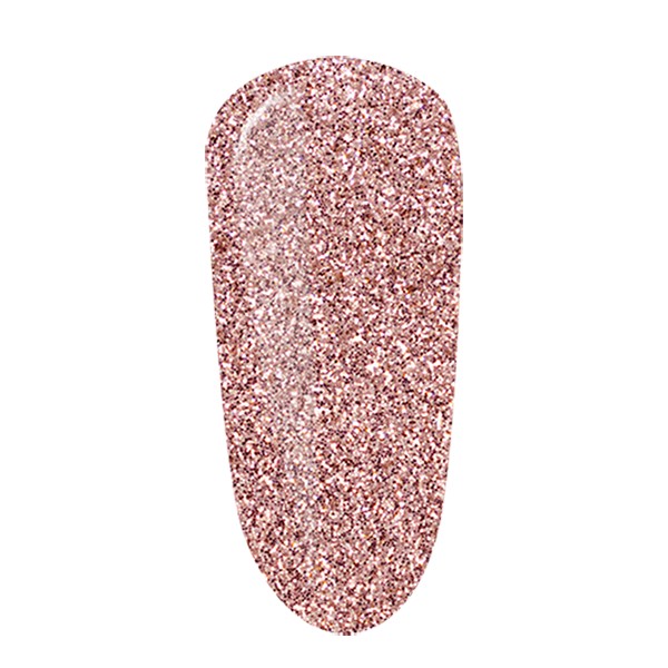 GEL POLISH Nº 2252 PRECIOUS ROSE GOLD  glitter 10ml.