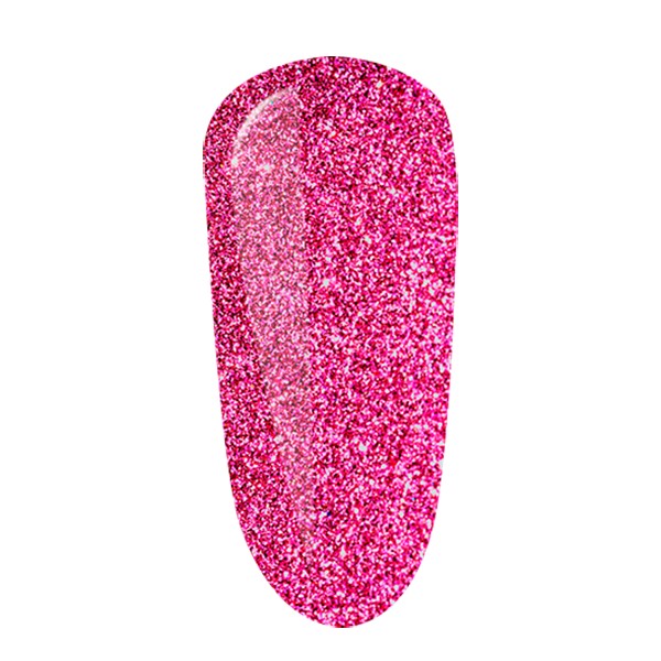 GEL POLISH Nº 2255 PRECIOUS PINK FUCSHIA  glitter 10ml.