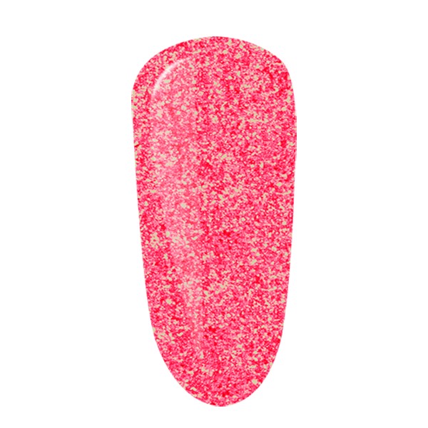 GEL POLISH Nº 2256 PRECIOUS CORAL ELECTRIC  glitter 10ml.