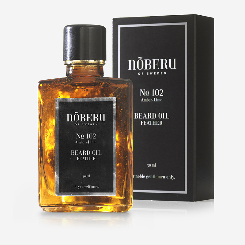 NOBERU ACEITE PARA BARBA LIGERO 30 ml - AMBAR LIMA 102