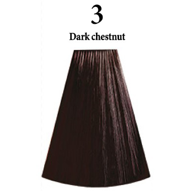 INIMITABLE COLOR AMMONIA FREE 3 DARK CHESTNUT - CASTAÑO OSCURO - 100 ml.