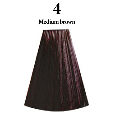INIMITABLE COLOR AMMONIA FREE 4 MEDIM BROWN - MARRON MEDIO - 100 ml.