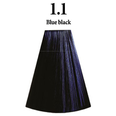 INIMITABLE COLOR AMMONIA FREE 1.1 BLUE BLACK - NEGRO AZULADO - 100 ml.