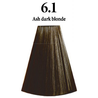 INIMITABLE COLOR AMMONIA FREE 6.1 ASH DARK BLONDE - RUBIO OSCURO CENIZA - 100 ml.