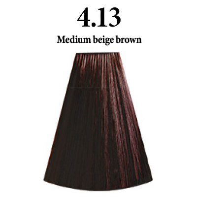 INIMITABLE COLOR AMMONIA FREE 4.13 MEDIUM BEIGE BROWN - MARRON MEDIO BEIGE - 100 ml.