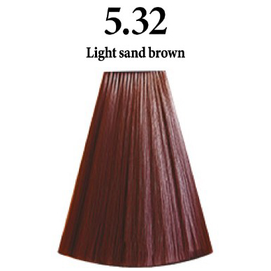 INIMITABLE COLOR AMMONIA FREE 5.32 LIGHT SAND BROWN - MARRON CLARO ARENA - 100 ml.