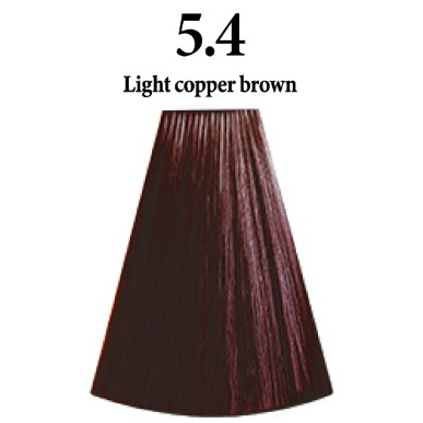 INIMITABLE COLOR AMMONIA FREE 5.4 LIGHT COPPER BROWN - MARRON CLARO COBRE - 100 ml.