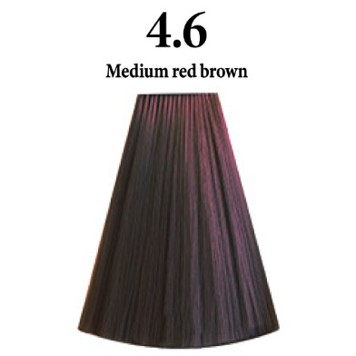 INIMITABLE COLOR AMMONIA FREE 4.6 MEDIUM RED BROWN - MARRON MEDIO ROJO - 100 ml.