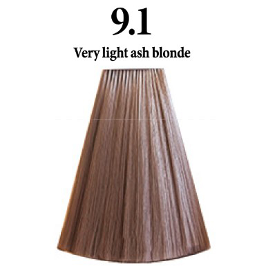 INIMITABLE COLOR OIL 9.1 VERY LIGHT ASK BLONDE - RUBIO CLARISIMO CENIZA - 100 ml.