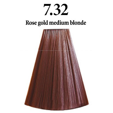 INIMITABLE COLOR OIL 7.32 ROSE GOLD MEDIUM BLONDE - RUBIO MEDIO ORO ROSA - 100 ml.