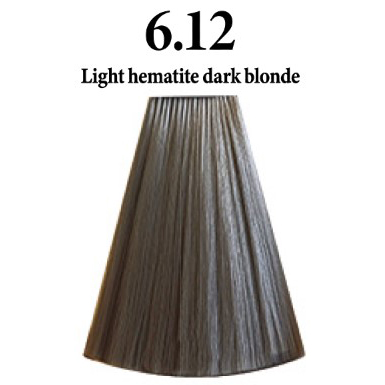 INIMITABLE COLOR OIL 6.12 LIGHT HEMATITE DARK BLONDE - RUBIO OSCURO EMATIE CLARO - 100 ml.