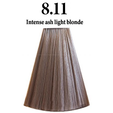 INIMITABLE COLOR OIL 8.11 INTENSE ASH LIGHT BLONDE - RUBIO CLARO CENIZA INTENSO - 100 ml.