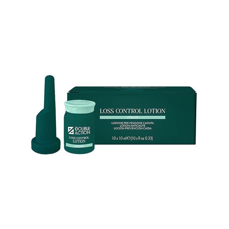 DOUBLE ACTION LOSS CONTROL LOTION 10 x 10 ml. - LOCIÓN EN AMPOLLAS PREVENCIÓN CAÍDA CABELLO