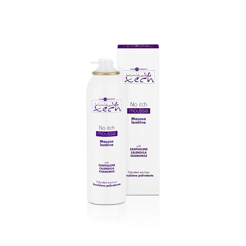 NO ITCH MOUSSE - MOUSSE CALMANTE PARA CUERO CABELLUDO INIMITABLE TECH 150 ml.