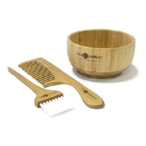 HAIR COMPANY KIT BAMBOO - CUENCO+ PALETINA + PEINE