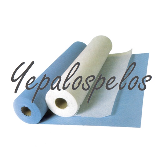 ROLLO PAPEL CAMILLA BLANCO 80 mts. 1,65 Kg. SIN PRECORTE