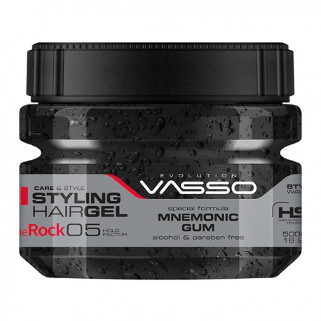 VASSO - GEL MNEMONIC STYLING GUM (THE ROCK) - 500 ml