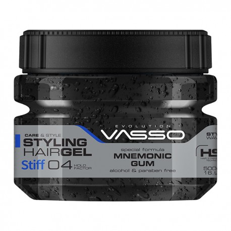 VASSO - GEL MNEMONIC STYLING GUM (STIFF) - 500 ml