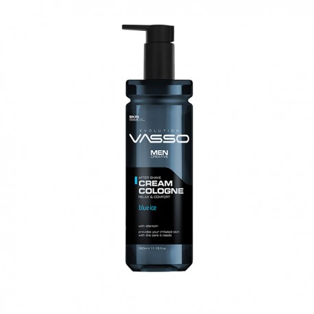 VASSO - AFTER SHAVE CREAM COLOGNE (BLUE ICE) - 330 ml