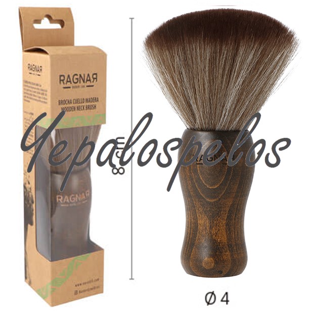 LIMPIACUELLOS CEPILLO BARBERO MADERA