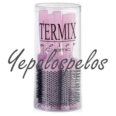 JUEGO CEPILLOS CERAMIC TERMIX FUCSIA