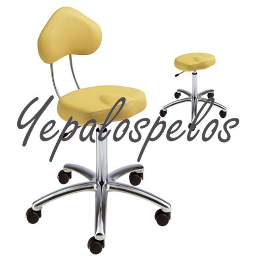 TABURETE CON RESPALDO COLOR NEGRO MODELO DERBY