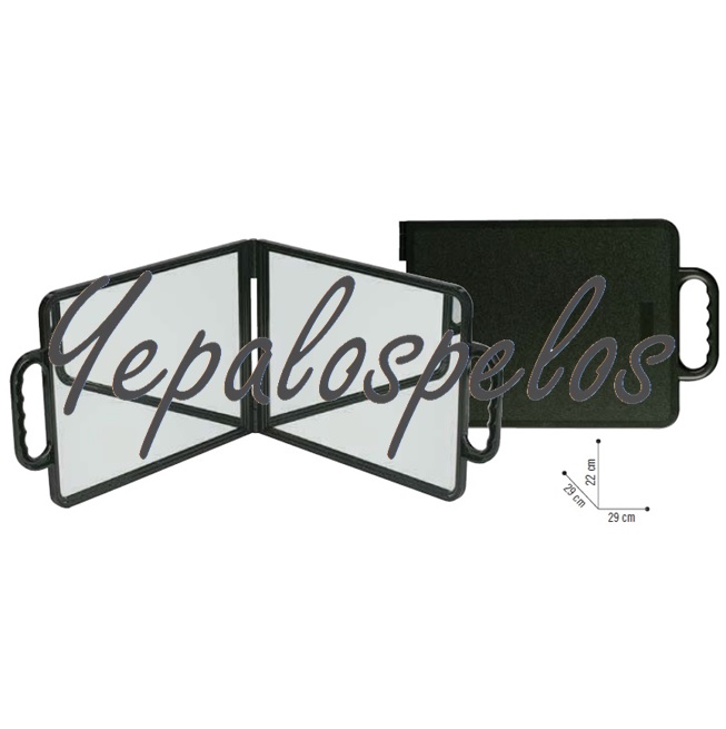 ESPEJO PLEGABLE BI-VISION NEGRO MIRROR