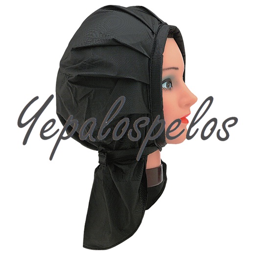 GORRO PERMANENTE NYLON NEGRO VELCRO