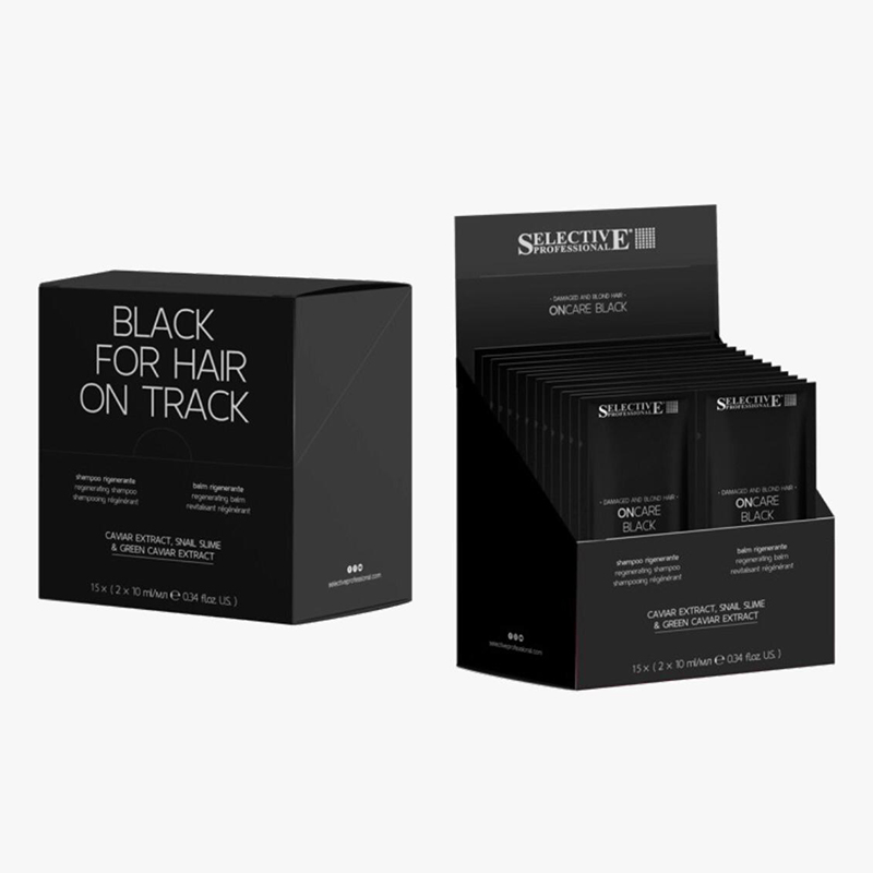 ONCARE BLACK EXPOSITOR MUESTRAS