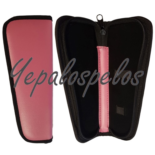 ESTUCHE TIJERA ROSA C/CREMALLERA