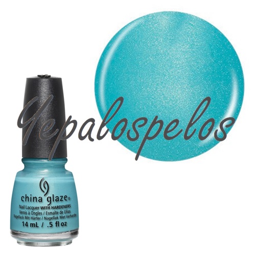 DES ESMALTE CHINA GLAZE - WHAT I LIKE ABOUT BLUE  14ml.